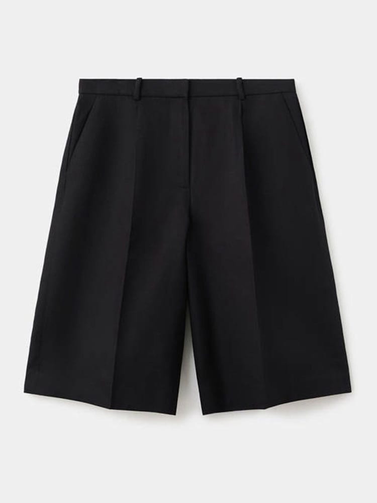 Mango Black Knee-Length Shorts - Image 1 of 3