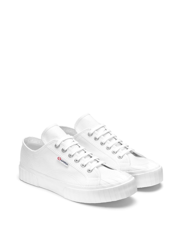 Superga® White 2630 Cotu Trainers - Image 2 of 6