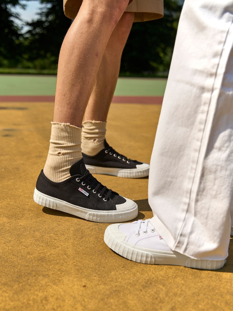 Superga® White 2630 Cotu Trainers - Image 6 of 6