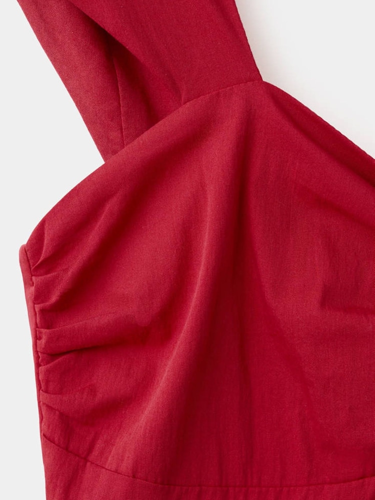 Mango Red Midi Dress - Image 6 of 6 Mango Red Midi Dress - Image 6 of 6