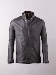 Lakeland Leather Brown Sedbergh Leather Coat - Image 10 of 14