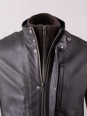 Lakeland Leather Brown Sedbergh Leather Coat - Image 12 of 14