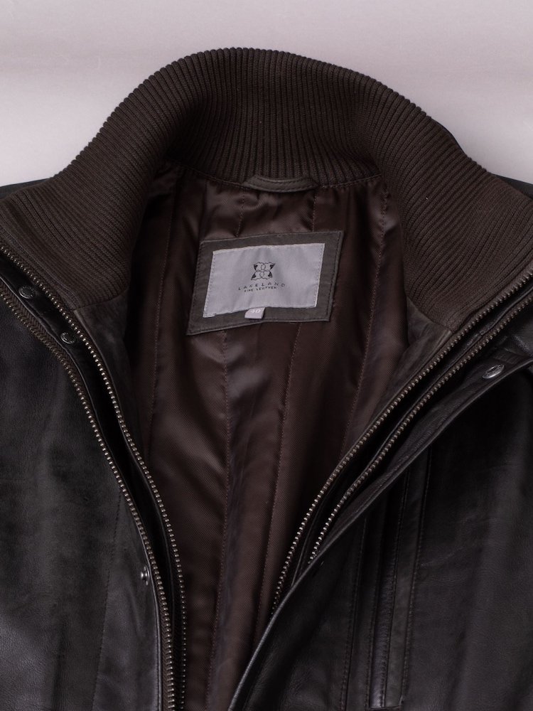 Lakeland Leather Brown Sedbergh Leather Coat - Image 14 of 14