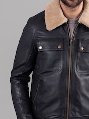Lakeland Leather Black Hallbeck Leather Jacket - Image 5 of 8