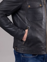 Lakeland Leather Black Hallbeck Leather Jacket - Image 6 of 8