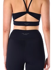 Ted Baker Sport Black Joanne Yoga Bow Detail Leggings - Image 4 of 4