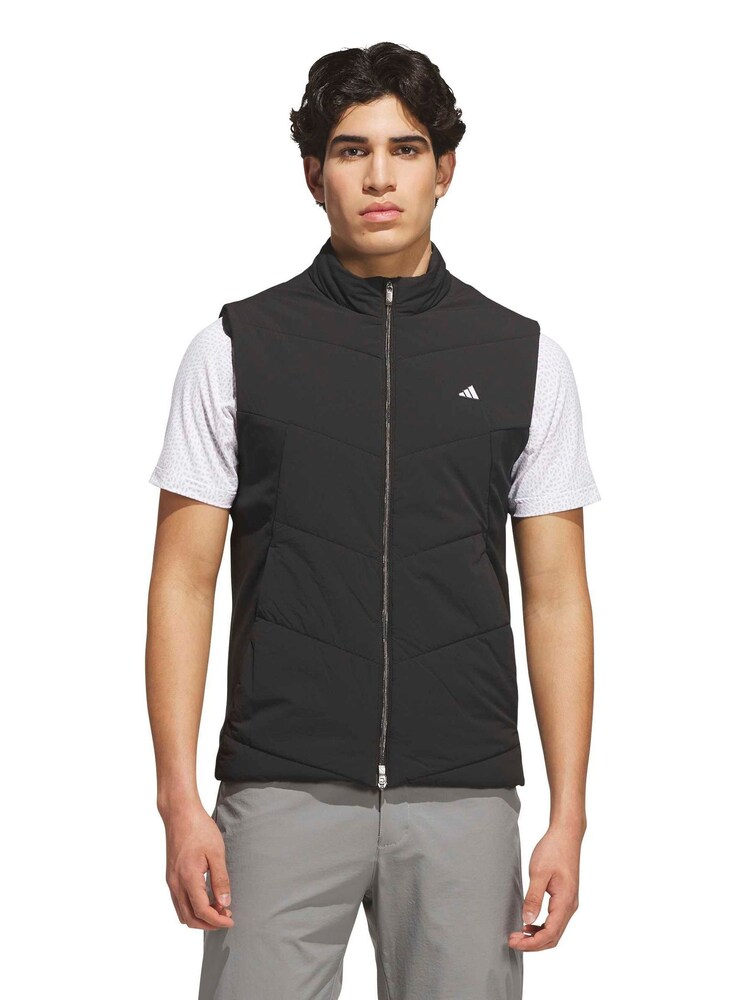 Adidas Golf Black Ultimate365+ Course Control Quilted Vest - Image 1 of 7