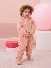 Pink Bow Fleece All-In-One (1.5-16yrs) - Image 2 of 6