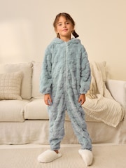 Sage Green Fleece All-In-One (1.5-16yrs) - Image 1 of 7