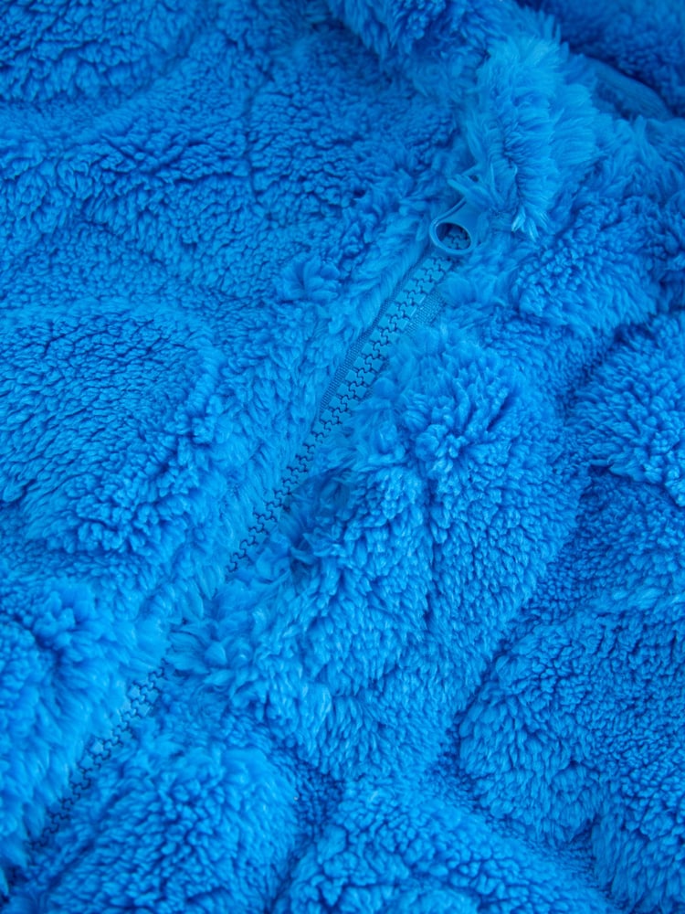 Cobalt Blue Heart Fleece All-In-One (1.5-16yrs) - Image 4 of 4