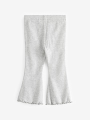 Grey Rib Flare Leggings (3mths-7yrs) - Image 2 of 3