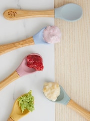 JoJo Maman Bébé Multi 5-Pack Bamboo Spoons - Image 5 of 5