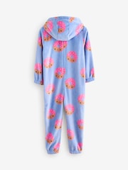 Blue/Pink Donut Fleece All-In-One (1.5-16yrs) - Image 6 of 8