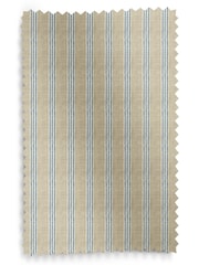 Emily Bond Indigo Blue George Stripe Made to Measure Roman Blinds - Image 6 of 6