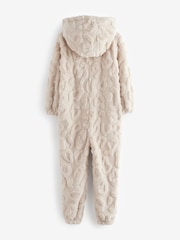 Cream Animal Fleece All-In-One (1.5-16yrs) - Image 3 of 4