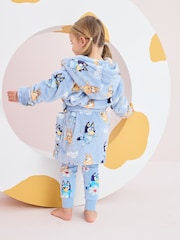 Blau - Fleece-Bademantel mit lizenzierter Bluey-Figur (12 M.–8 J.) - Image 2 of 6
