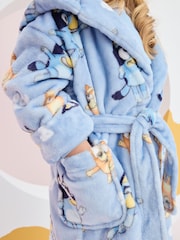 Blau - Fleece-Bademantel mit lizenzierter Bluey-Figur (12 M.–8 J.) - Image 3 of 6