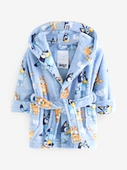 Blau - Fleece-Bademantel mit lizenzierter Bluey-Figur (12 M.–8 J.) - Image 4 of 6
