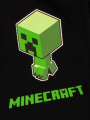 Character Black 100% Cotton Shop Minecraft Joggers - Image 2 of 3