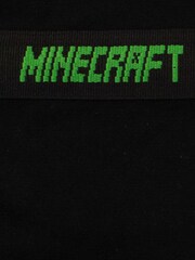 Character Black 100% Cotton Shop Minecraft Joggers - Image 3 of 3
