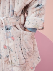 Cream Mouse Fairy Soft Touch Fleece Dressing Gown (9mths-10yrs) - Image 4 of 7
