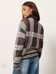 PixieGirl Petite Funnel Neck Knitted Jumper - תמונה 3 מתוך 6