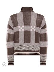 PixieGirl Petite Funnel Neck Knitted Jumper - תמונה 6 מתוך 6