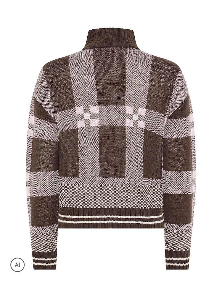 PixieGirl Petite Funnel Neck Knitted Jumper - תמונה 6 מתוך 6 PixieGirl Petite Funnel Neck Knitted Jumper - תמונה 6 מתוך 6