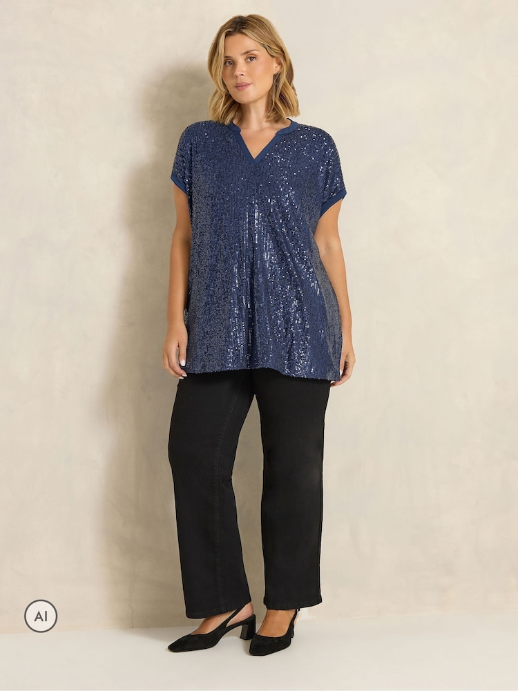 Evans Sequin Embellished Top - صورة 2 من 6