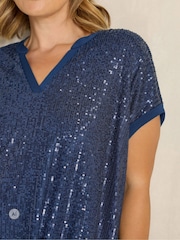Evans Sequin Embellished Top - صورة 4 من 6