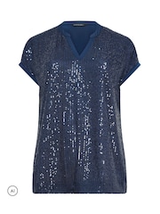 Evans Sequin Embellished Top - صورة 5 من 6