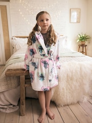 White/ Pink/ Blue Lilo & Stitch Licence Dressing Gown (3-16yrs) - Image 2 of 9