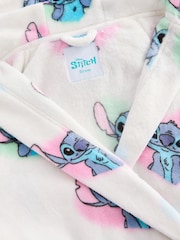 White/ Pink/ Blue Lilo & Stitch Licence Dressing Gown (3-16yrs) - Image 8 of 9