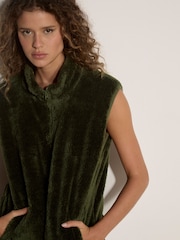 Apricot Green Fleece Zip-Through Gilet - Image 2 of 5