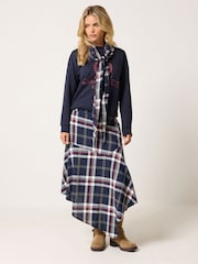 PixieGirl Petite Blue Hanky Hem Scarf Skirt - Image 2 of 5