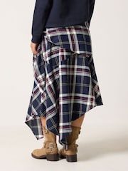 PixieGirl Petite Blue Hanky Hem Scarf Skirt - Image 5 of 5