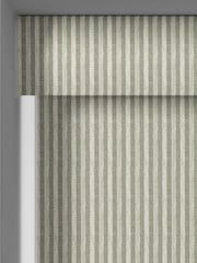 Emily Bond Sage Oscar Stripe Made to Measure Roller Blinds - Image 3 of 6