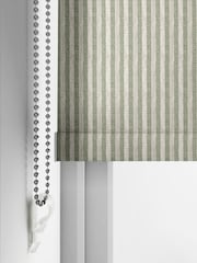 Emily Bond Sage Oscar Stripe Made to Measure Roller Blinds - Image 4 of 6