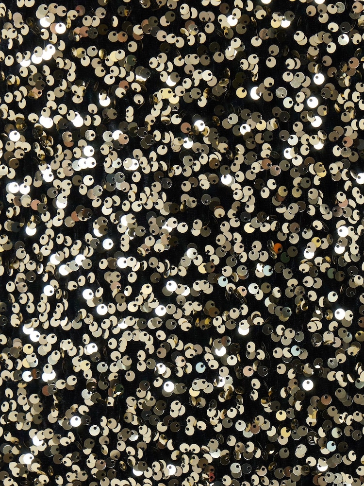 برّاق - Threadbare High Neck Sequin Mini Dress - صورة 5 من 5 برّاق - Threadbare High Neck Sequin Mini Dress - صورة 5 من 5