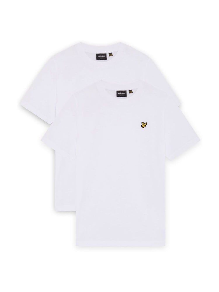 حزمة من 2 تيشِرت سادة من Lyle & Scott - صورة 1 من 3 حزمة من 2 تيشِرت سادة من Lyle & Scott - صورة 1 من 3