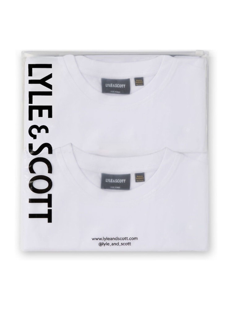 حزمة من 2 تيشِرت سادة من Lyle & Scott - صورة 3 من 3 حزمة من 2 تيشِرت سادة من Lyle & Scott - صورة 3 من 3