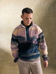 أزرق - Columbia Mens Helvetia II Half Snap Fleece - صورة 1 من 5