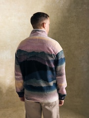 أزرق - Columbia Mens Helvetia II Half Snap Fleece - صورة 4 من 5