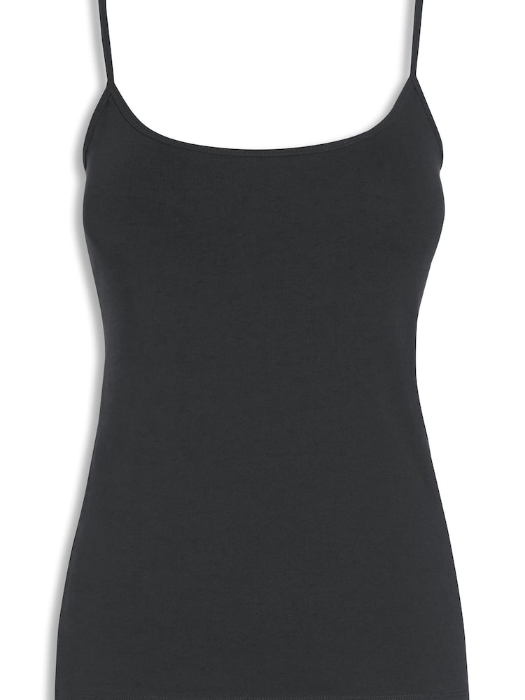 Black Thin Strap Vest - Image 5 of 5