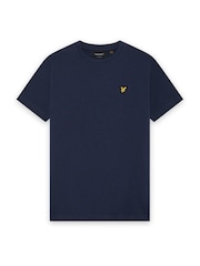 Lyle & Scott Blue Plain T-Shirts 2 Pack - Image 2 of 3
