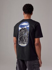 Columbia Mens Rockaway River Graphic 100% Cotton T-Shirt - Image 3 of 7