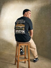 Columbia Mens Explorers Canyon Back Graphic 100% Cotton T-Shirt - Image 3 of 4