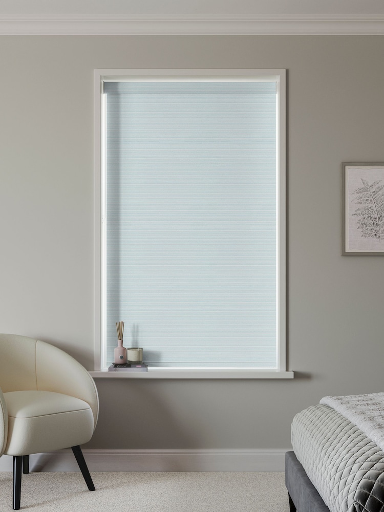 Teal Blue Fester Made to Measure Roller Blind - Image 2 of 6