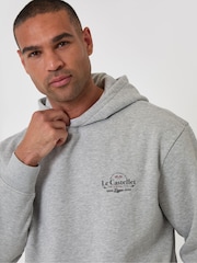 Threadbare Relaxed Fit Le Castellet Graphic Print Hoodie - תמונה 4 מתוך 4