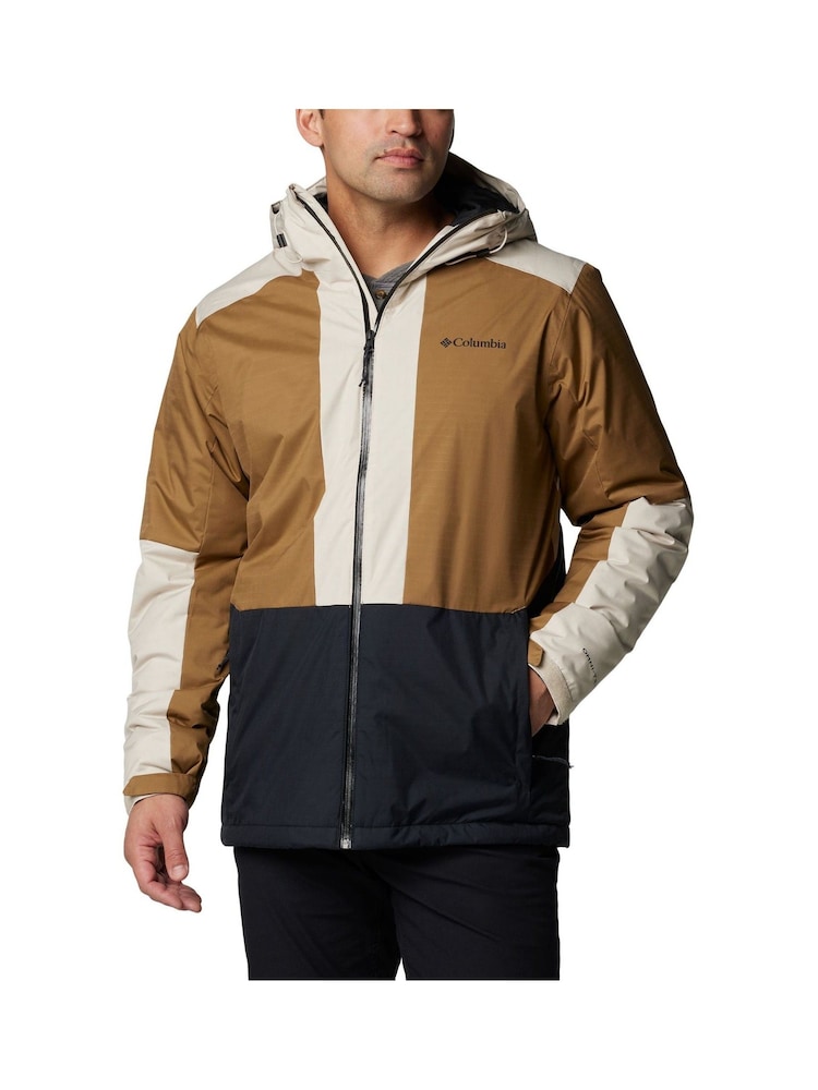 Columbia Point Park Insulated Colour Block Brown Jacket - Image 2 of 6 Columbia Point Park Insulated Colour Block Brown Jacket - Image 2 of 6
